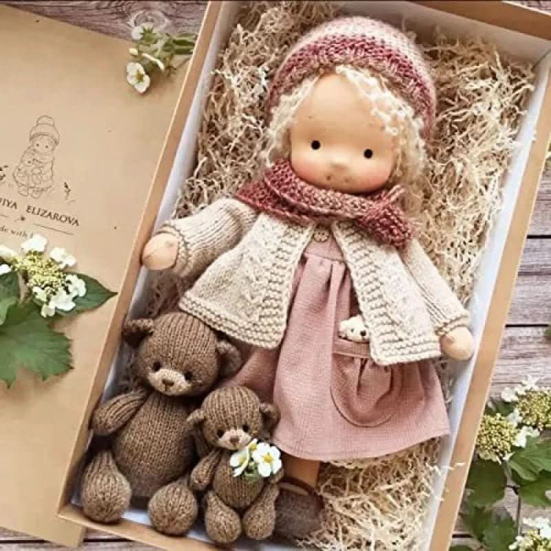 Cotton Dreamer - Unique Handmade Doll for Creative Play