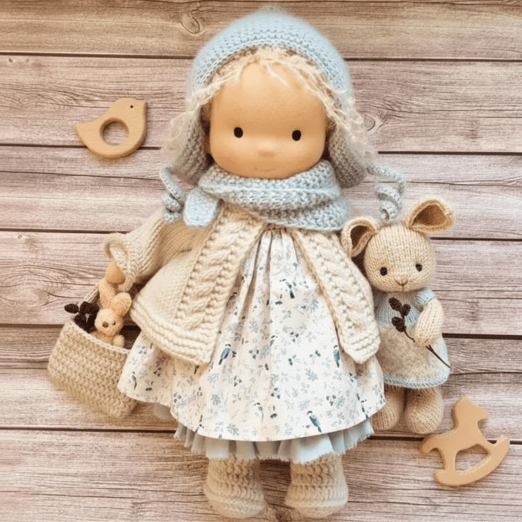 Cotton Dreamer - Unique Handmade Doll for Creative Play