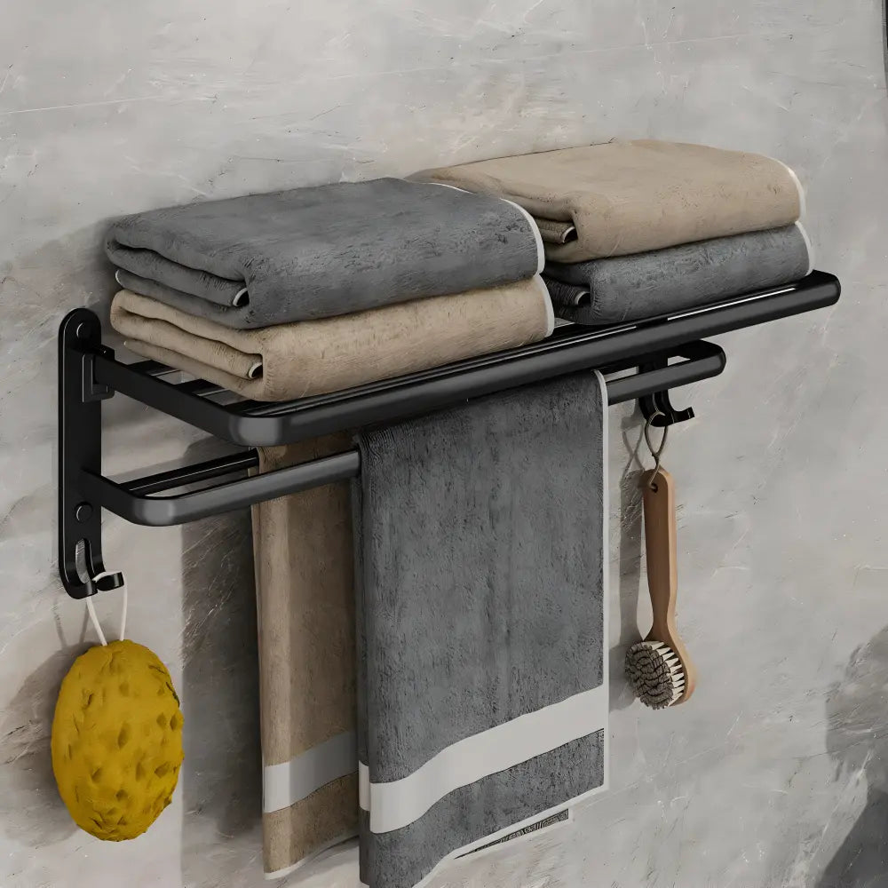 Aluminum Towel Rack with Hook