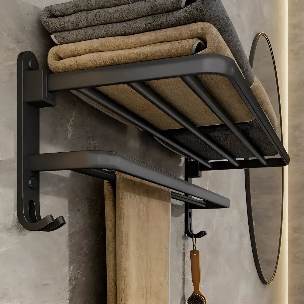 Aluminum Towel Rack with Hook