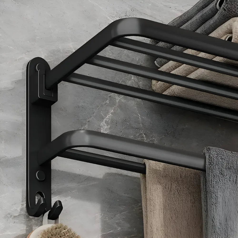 Aluminum Towel Rack with Hook