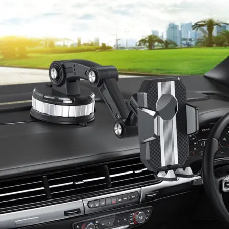 Swivel Arm Car Mount for Phone with Suction Cup Attachment