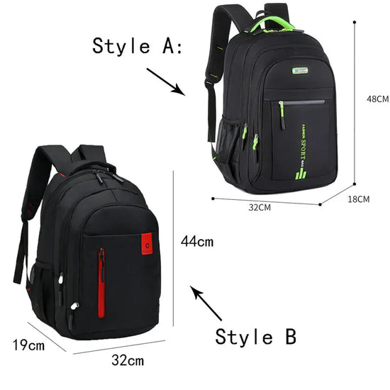 Water-Resistant Backpack for Laptops with Various Storage Pockets