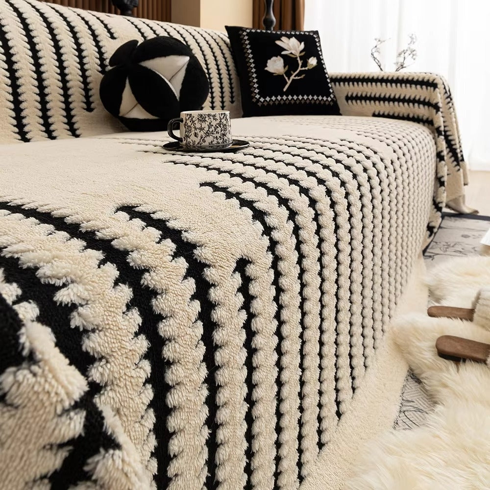 CozyWrap - Textured Non-Slip Sofa Protector Cover