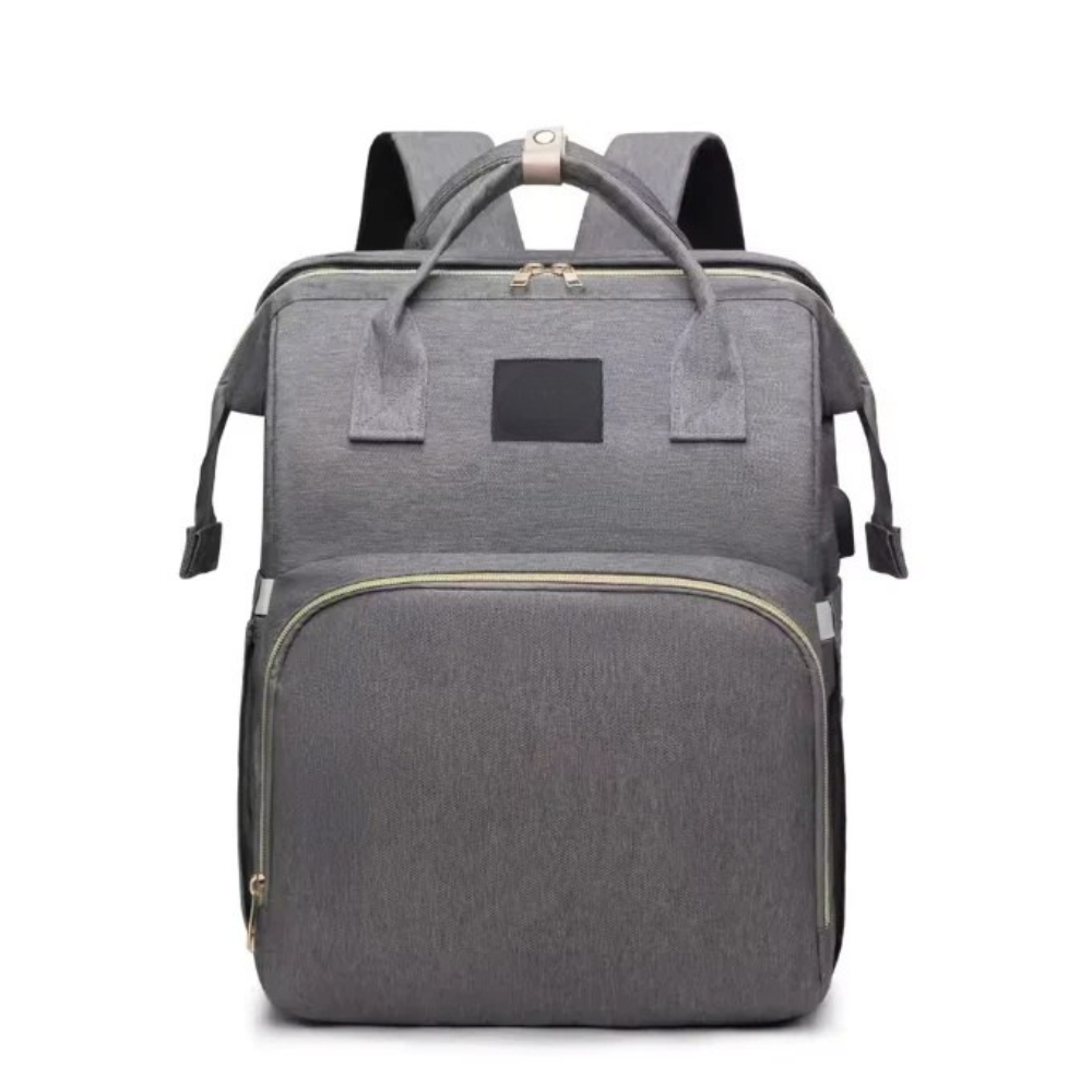 Diaper Bag for Babies with Collapsible Crib Feature