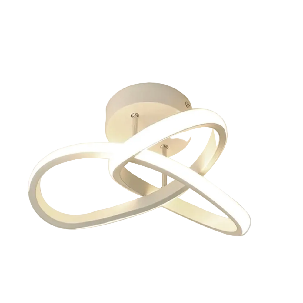 Contemporary Metal Ceiling Light with Adjustable LED Design