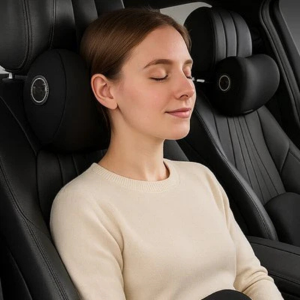 Memory Foam Back Support Cushion for Car Lumbar Comfort