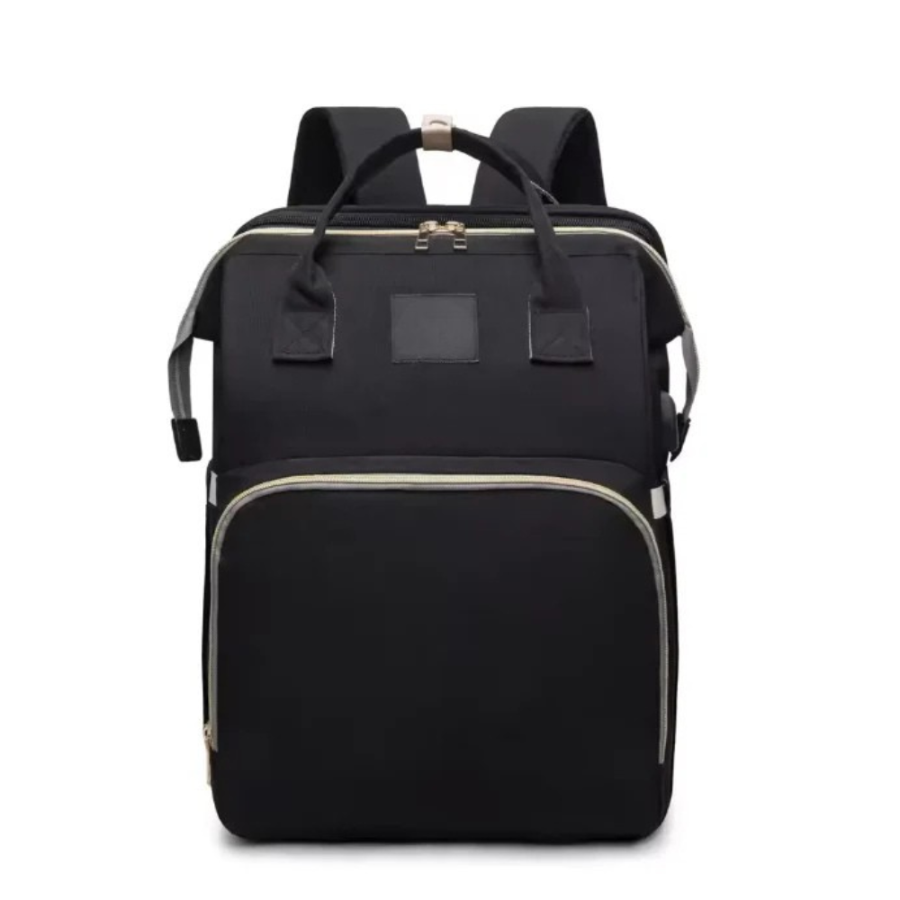 Diaper Bag for Babies with Collapsible Crib Feature