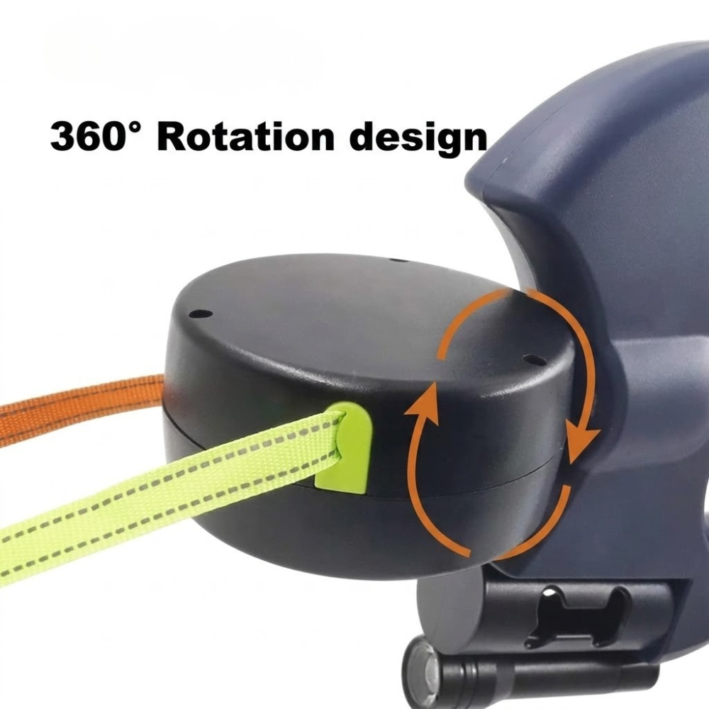 360-Degree Rotating Double Leash for Two Dogs