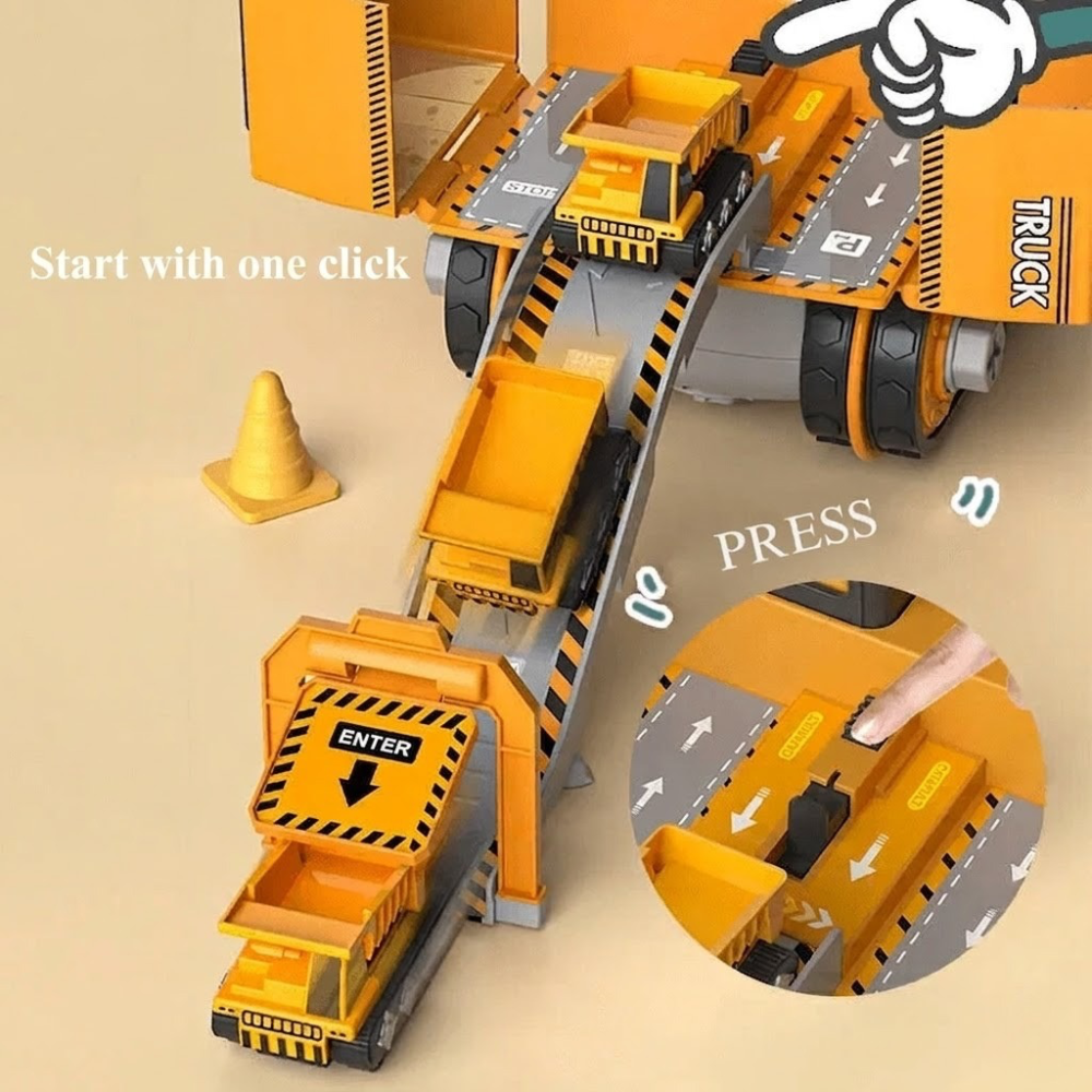 Educational Building Set for Kids - Excavator Construction Toy