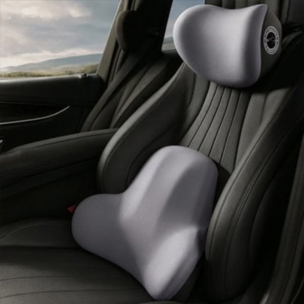 Memory Foam Back Support Cushion for Car Lumbar Comfort