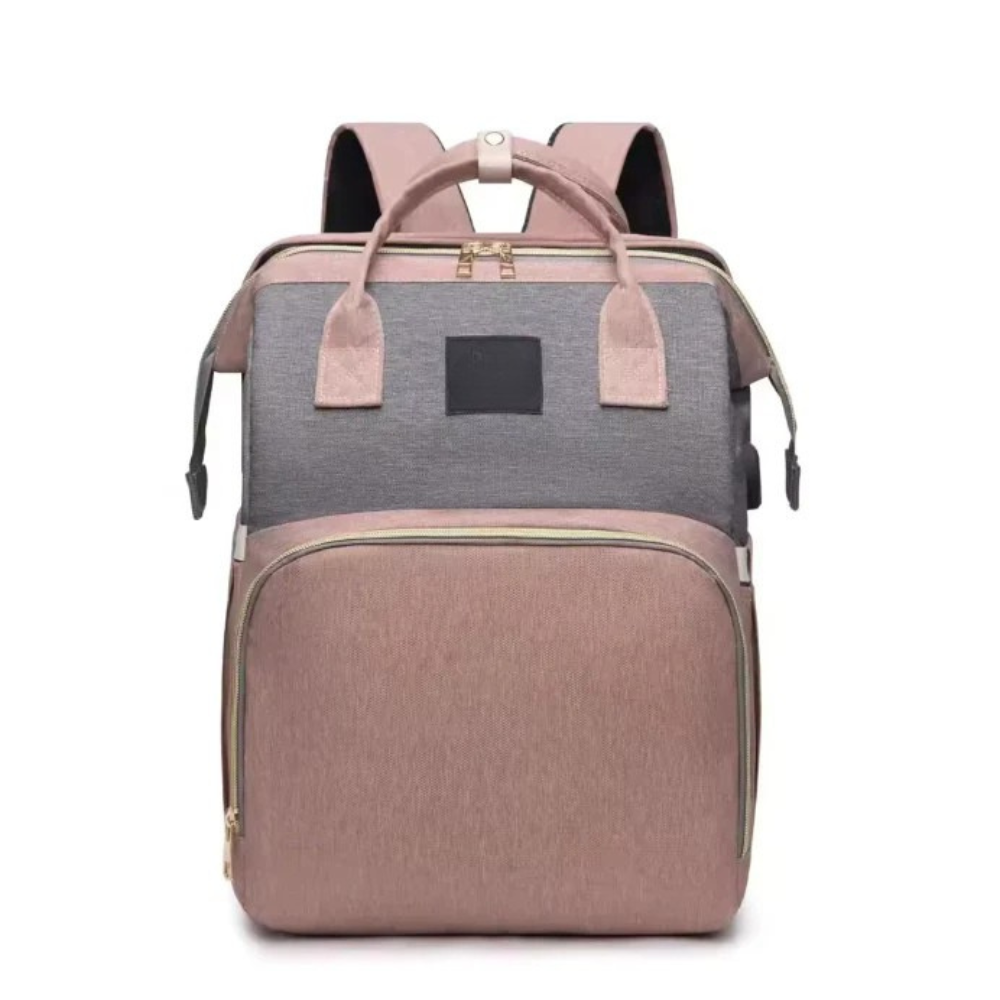 Diaper Bag for Babies with Collapsible Crib Feature