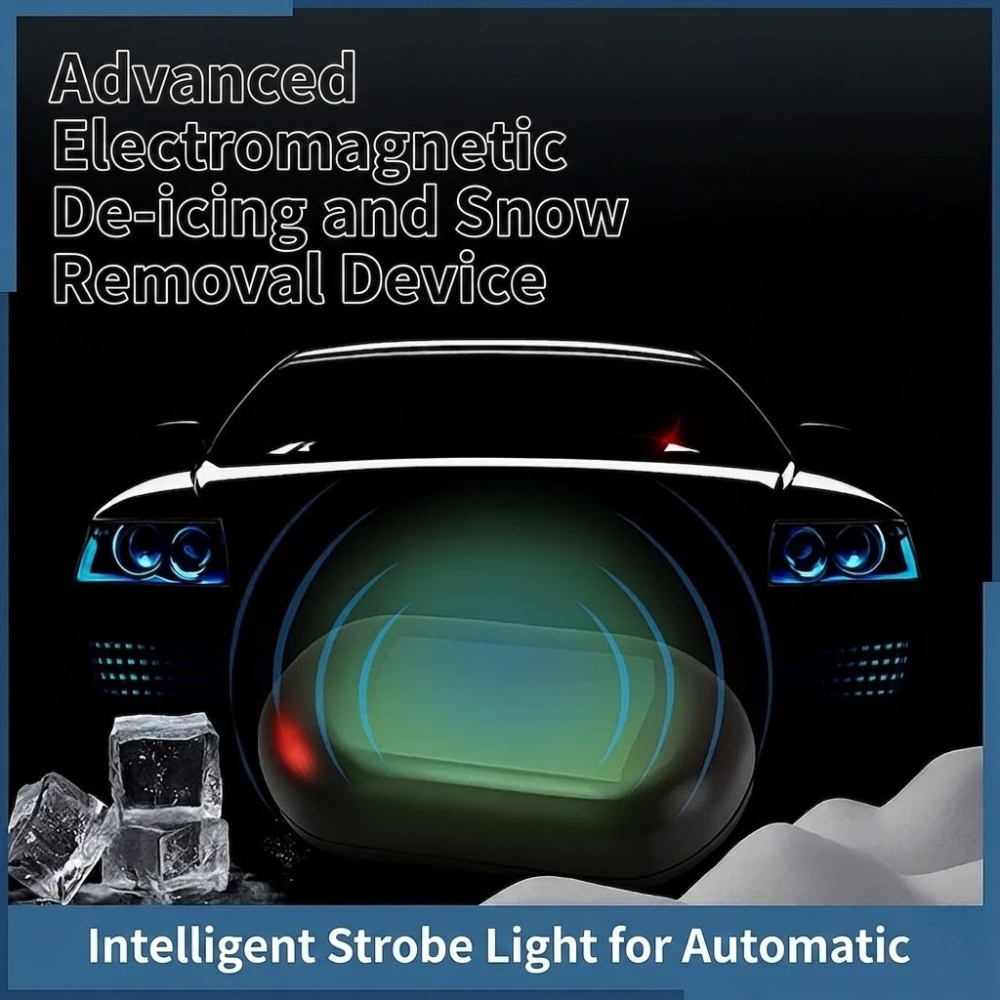 Windshield De-Icing Spray for Removing Ice, Frost, and Snow