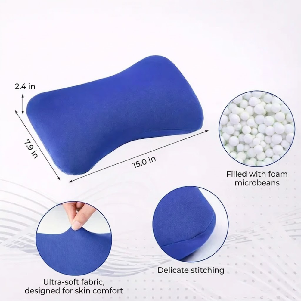 Microbead Support Pillow for Neck Relief – Ergonomic Design