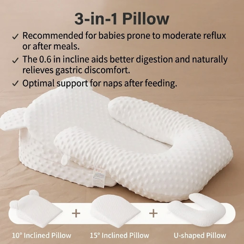 Support Cushion for Infants with Soft Incline