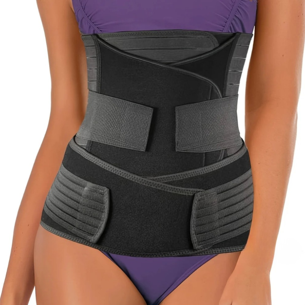 Adjustable 3-in-1 Support Band with Breathable Cotton Blend Material