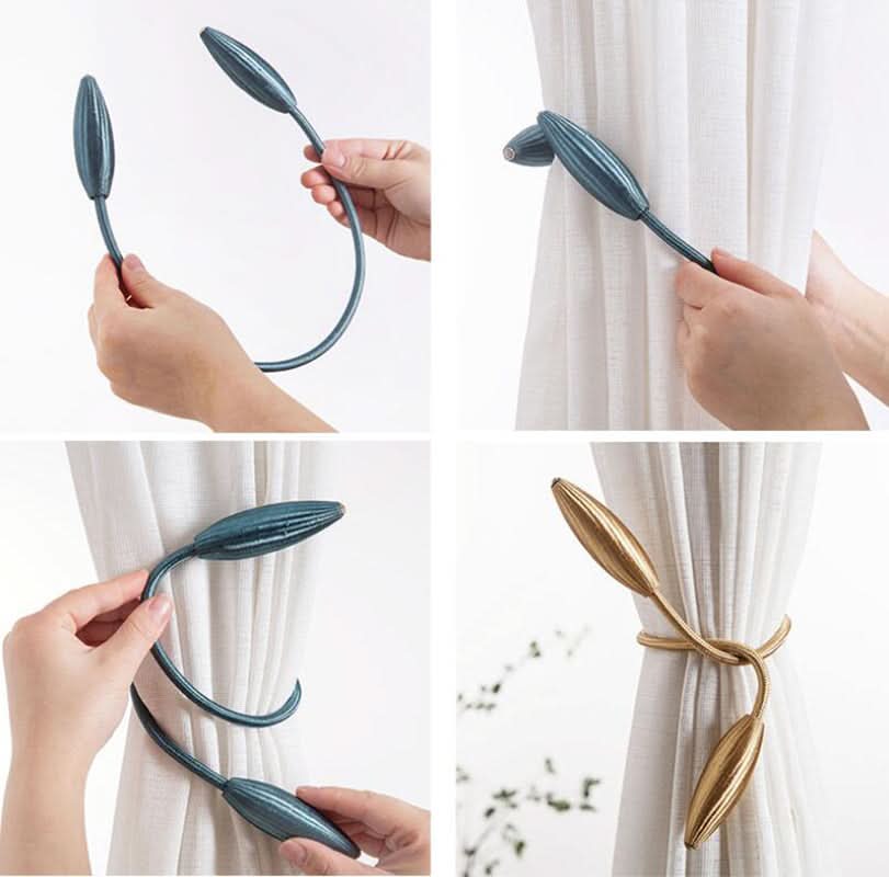 Adjustable Decorative Curtain Tiebacks for Easy Installation