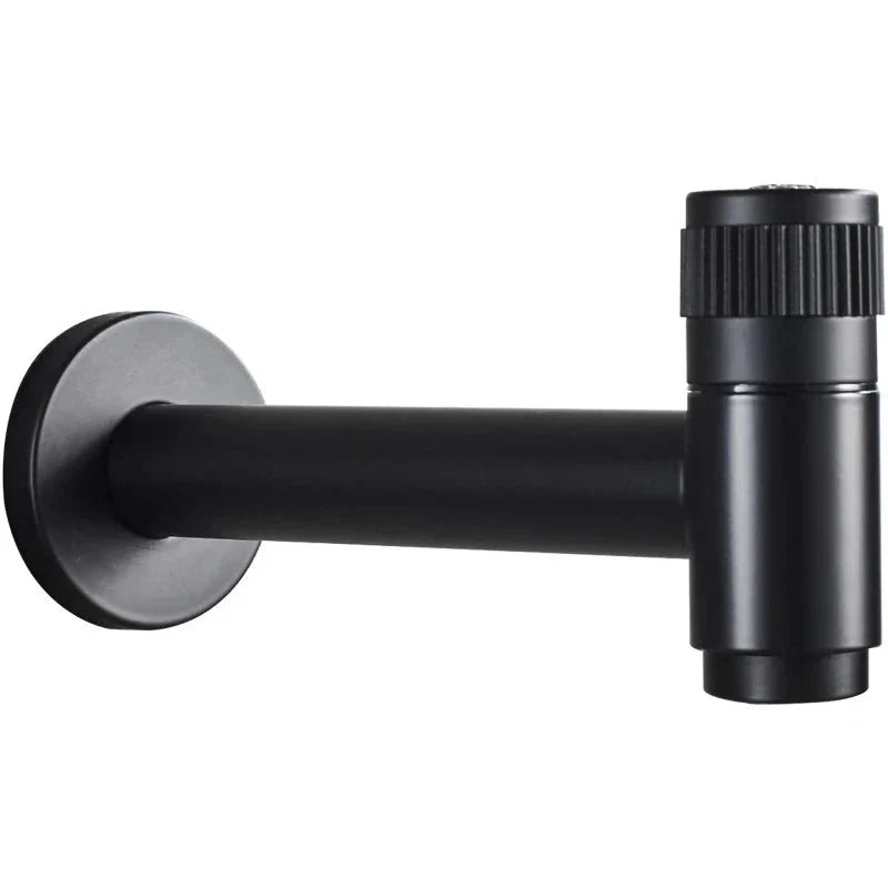 Wall-Mounted Faucet in Stainless Steel for Kitchen and Garden Use