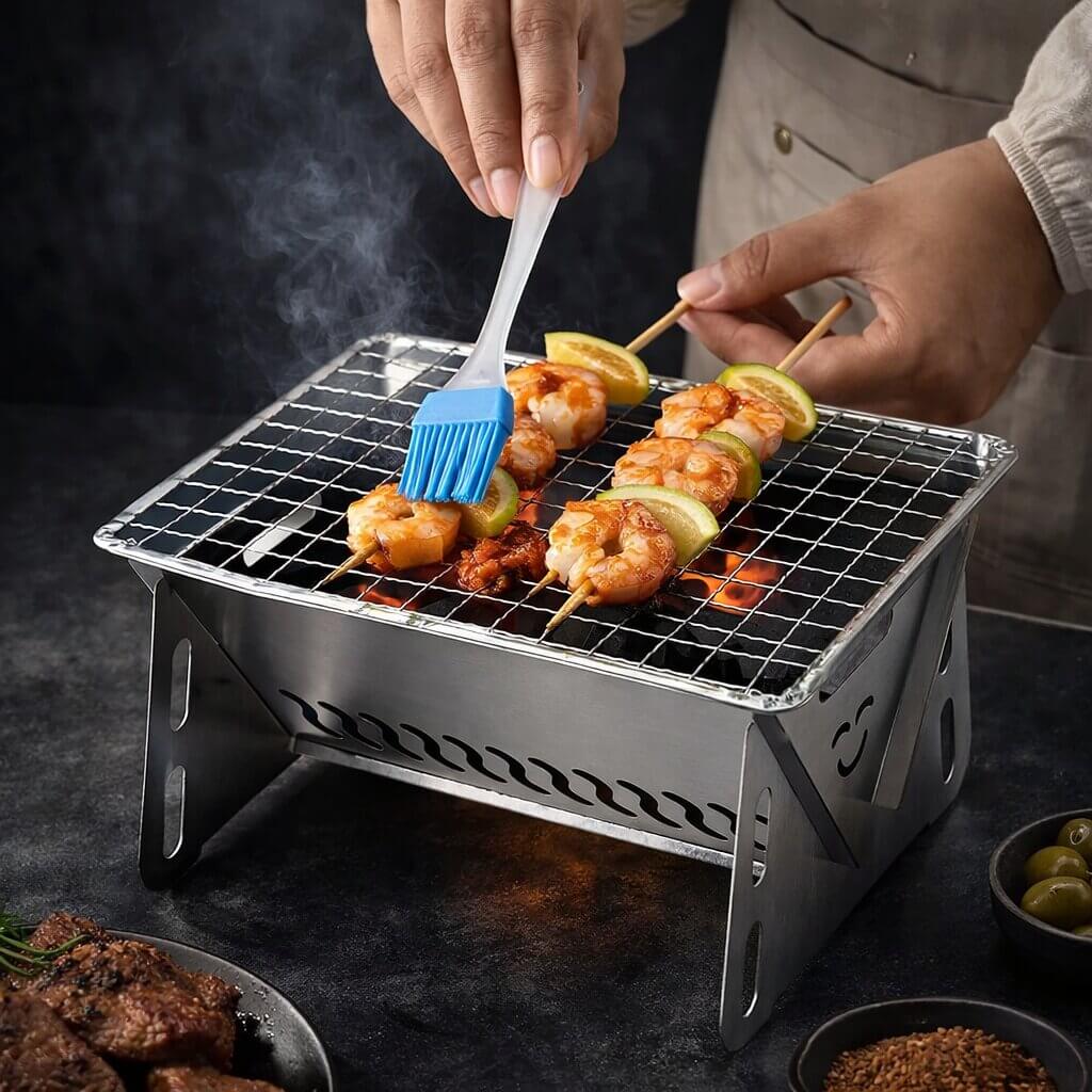 Charcoal Grill | Easy Assembly | Durable Design | Outdoor Flame