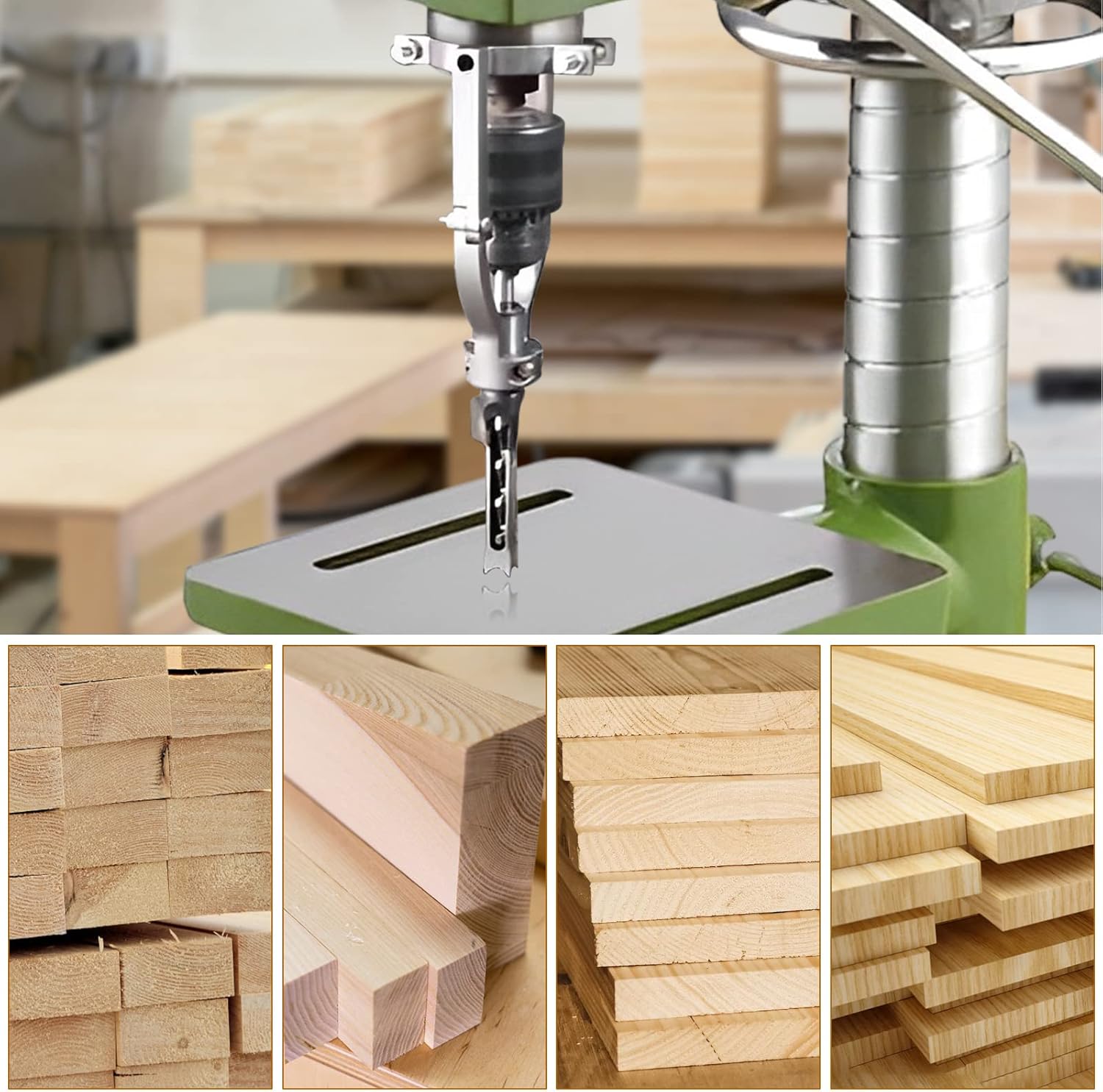 Wood Joint Connector Set | Precision Slot Joints | For Drills