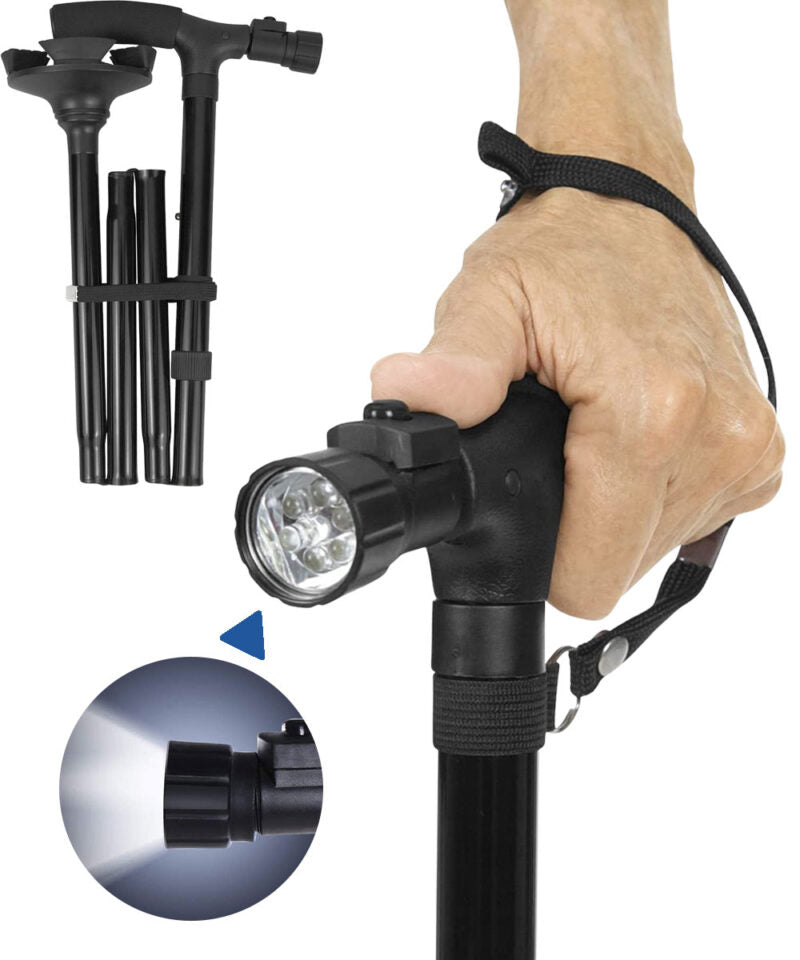 LED Lighted Adjustable Walking Cane