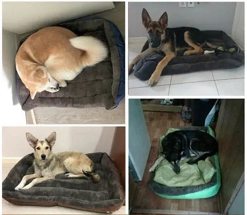 Cozy Washable Dog Bed in Fleece – Available in Sizes S to 2XL