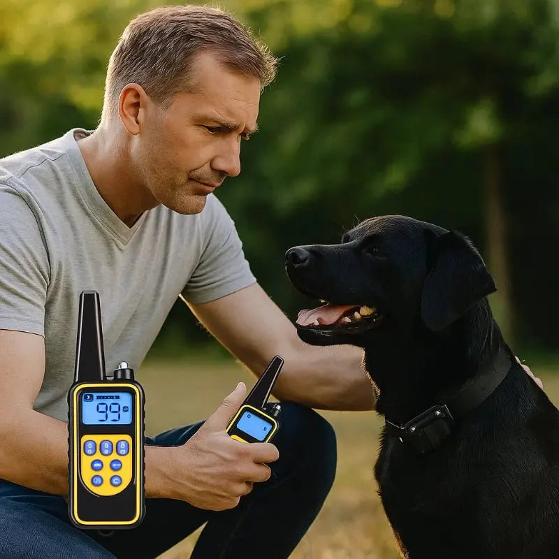 Remote-Controlled Waterproof Dog Training Collar – 3 Training Modes