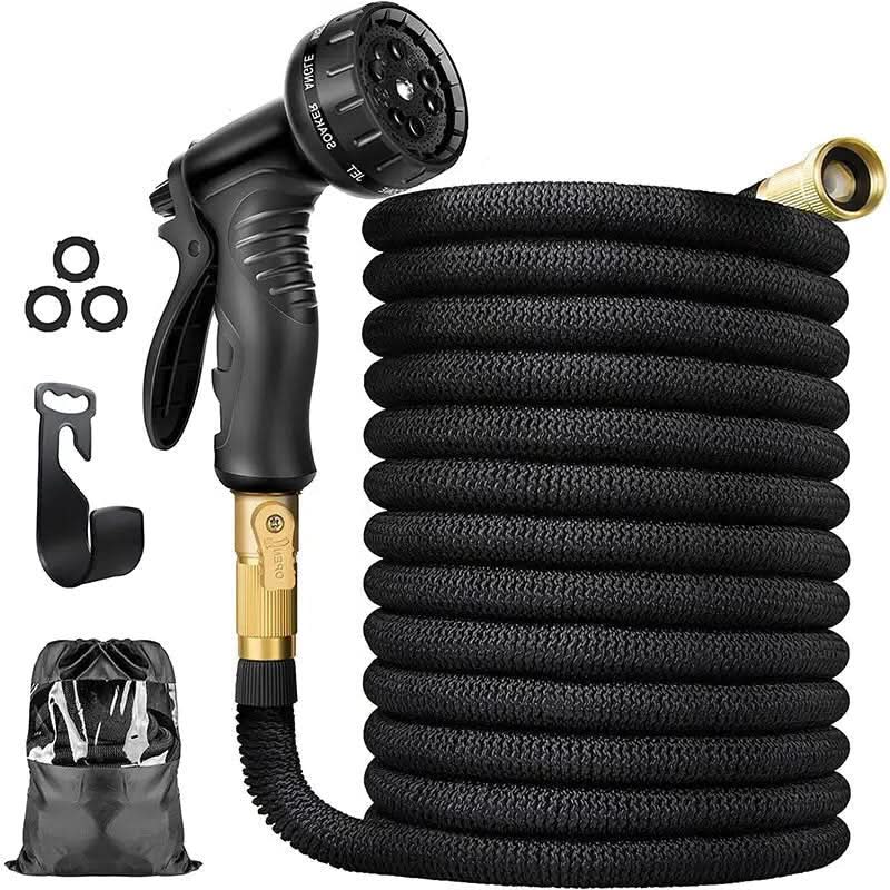 100FT Expandable Garden Hose with 8 Adjustable Spray Settings