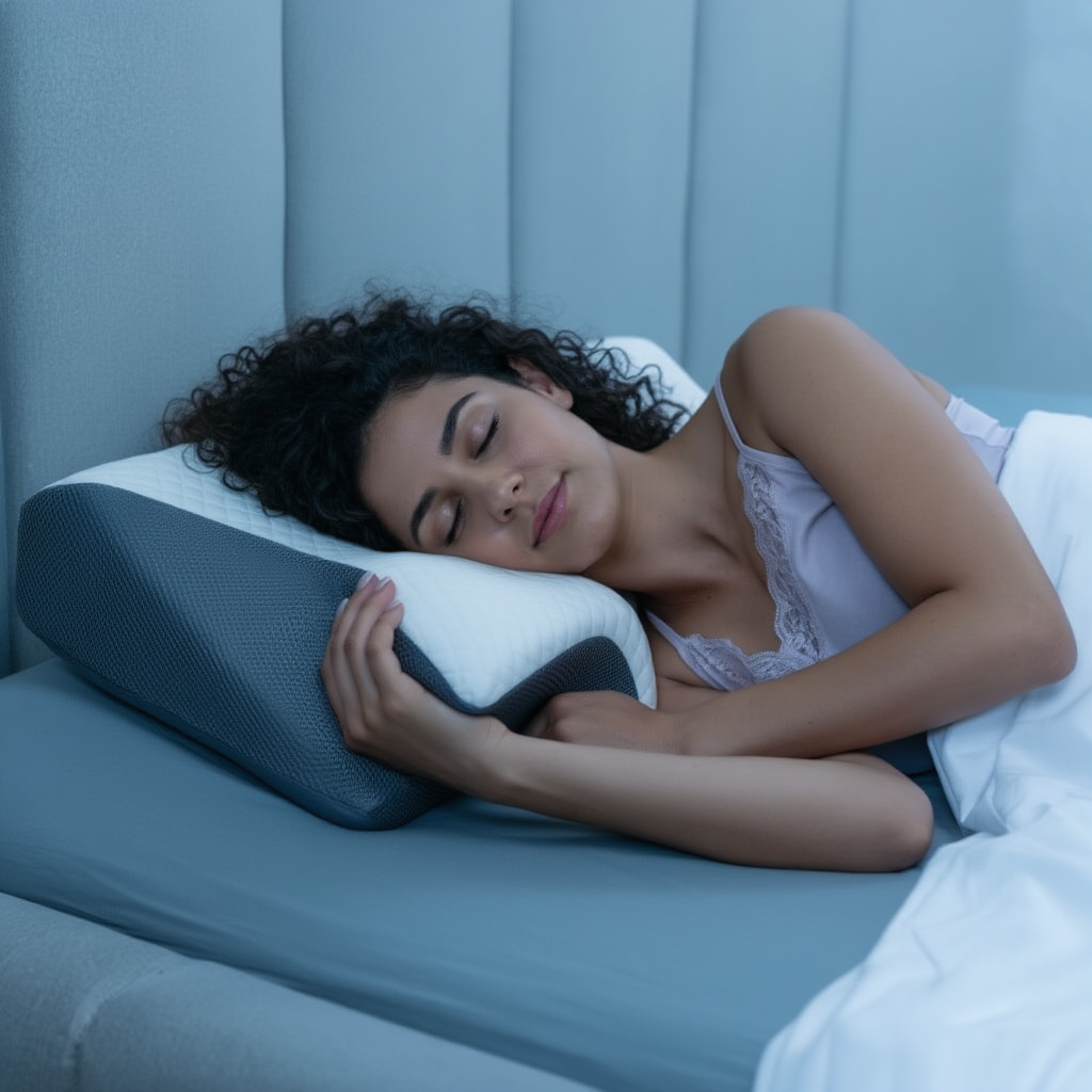 Contour Memory Foam Pillow for Cervical Neck Support - Orthopedic