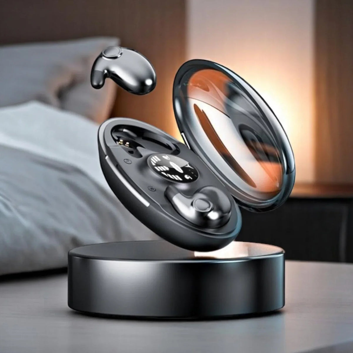 Wireless Mini Earbuds for Sleep with Noise Cancelling and Extended Battery