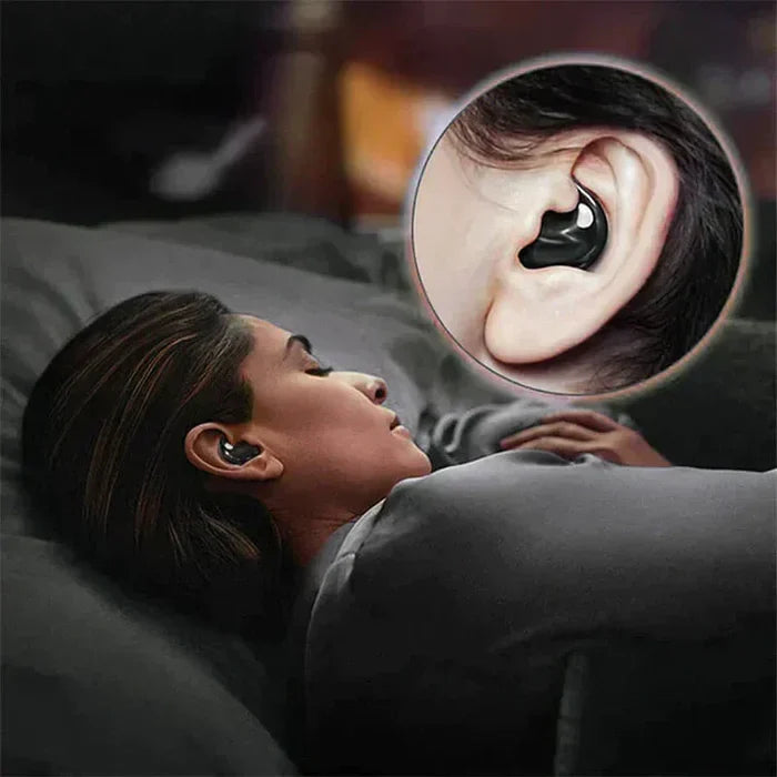 Wireless Mini Earbuds for Sleep with Noise Cancelling and Extended Battery