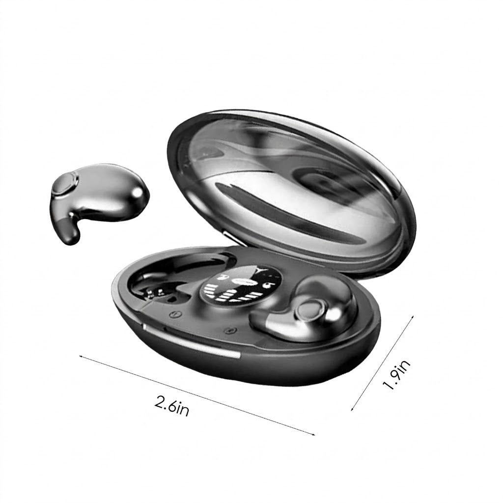 Wireless Mini Earbuds for Sleep with Noise Cancelling and Extended Battery