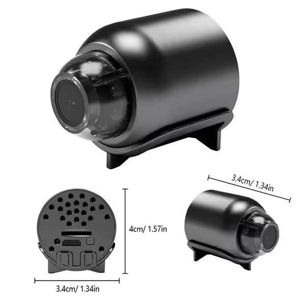 1080P HD Indoor Surveillance Camera with Night Vision and Motion Sensor