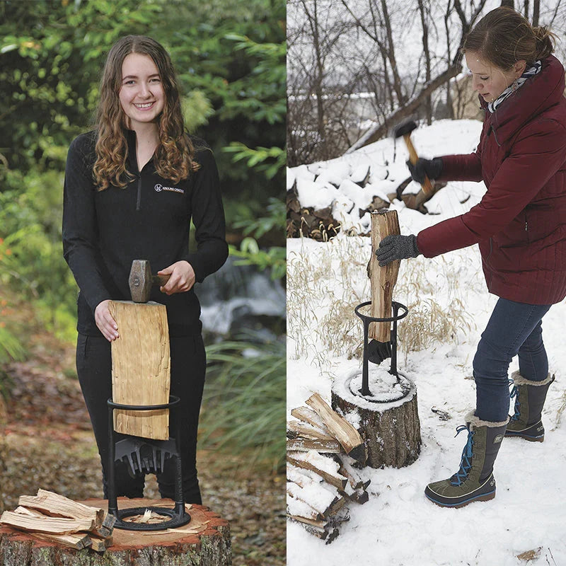 Efficient and Safe Firewood Log Splitting Tool
