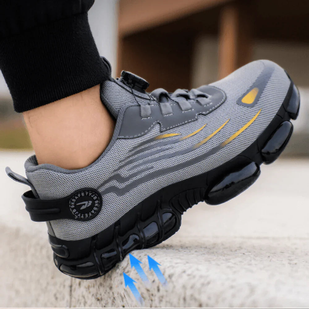 Orthopedic Support Work Shoes for Men with Non-Slip Grip
