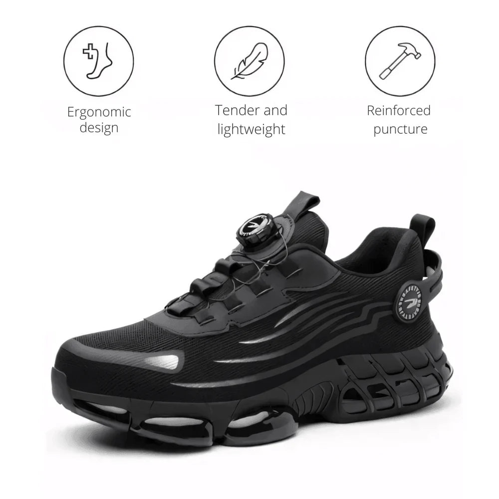 Orthopedic Support Work Shoes for Men with Non-Slip Grip