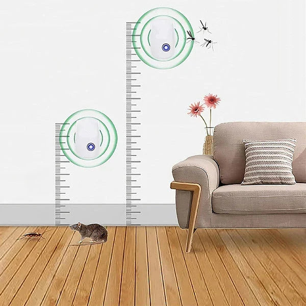 Plug-In Ultrasonic Insect Repeller for Chemical-Free Indoor Protection