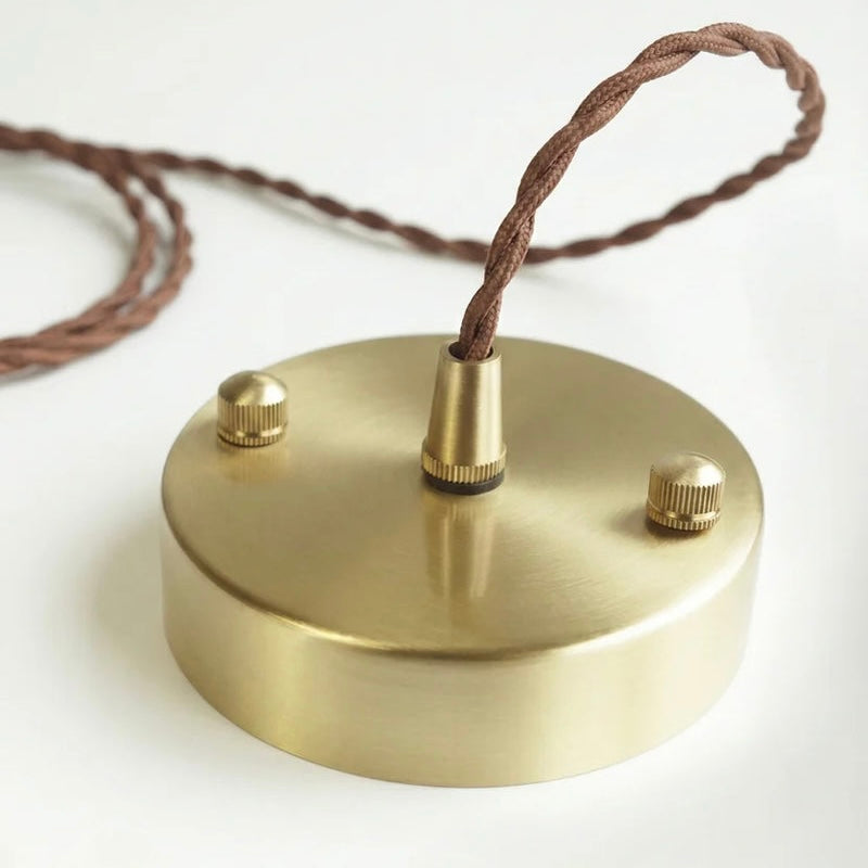 Adjustable Cord Pendant Light in Hand-Painted Ceramic Finish