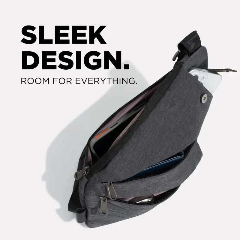 Anti-Theft Crossbody Bag for Secure Storage
