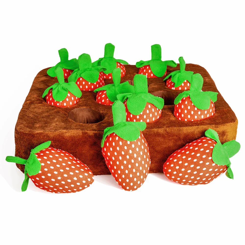 Interactive Dog Treat Mat - Plush Hide and Seek Puzzle Toy