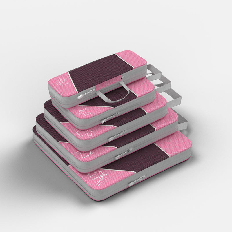 Packing Cubes with Dual-Zipper Compression System