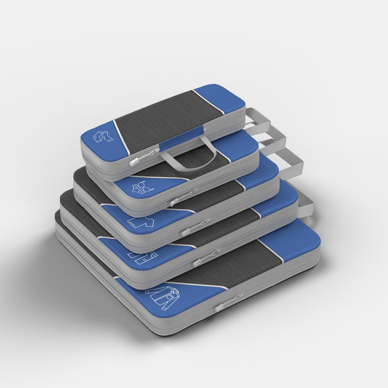 Packing Cubes with Dual-Zipper Compression System