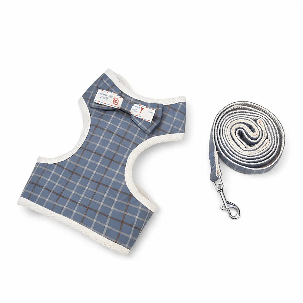 Adjustable Soft Mesh Cat Leash and Harness Set