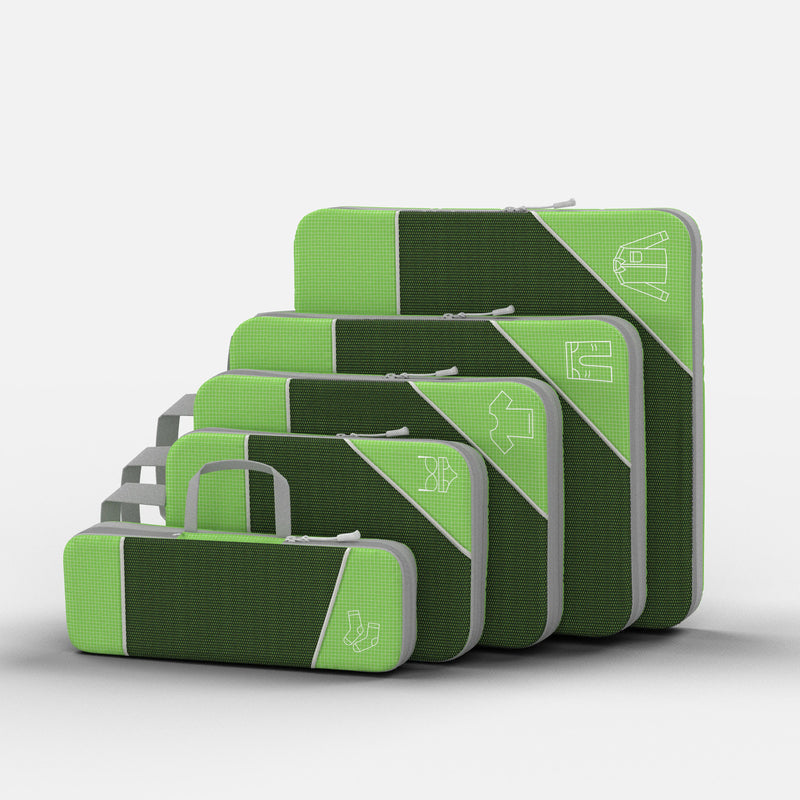 Packing Cubes with Dual-Zipper Compression System