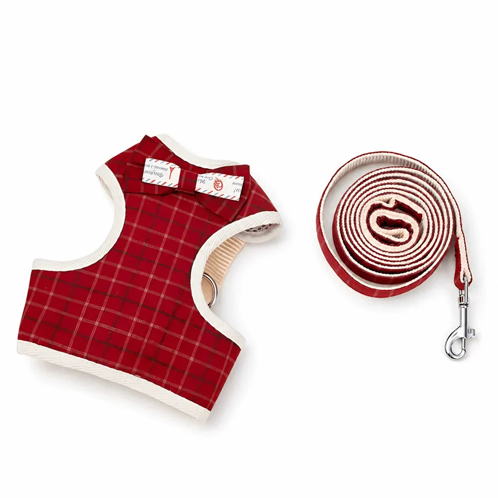 Adjustable Soft Mesh Cat Leash and Harness Set