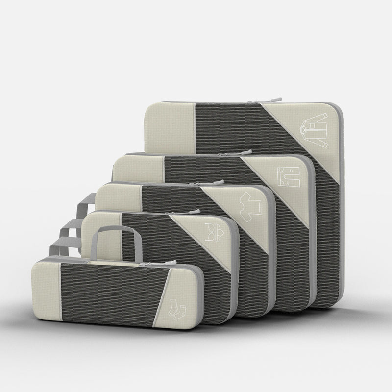 Packing Cubes with Dual-Zipper Compression System