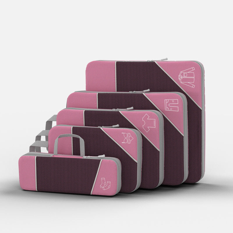 Packing Cubes with Dual-Zipper Compression System