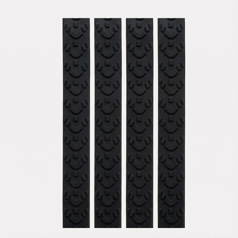 Set of 8 Silicone Wheel Covers for Luggage with Shock Absorption
