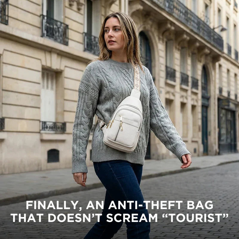 Adjustable Shoulder Strap Anti-Theft Crossbody Bag