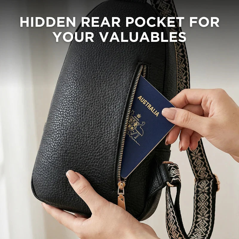 Adjustable Shoulder Strap Anti-Theft Crossbody Bag